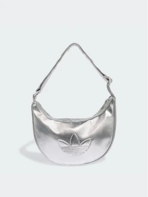 adidas Torebka Adicolor Half Crescent Bag Metallic Pu KR1562 Srebrny