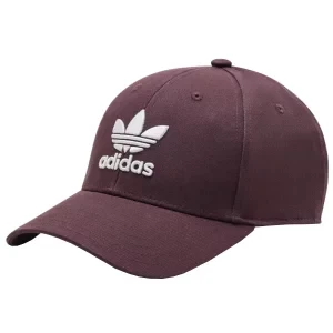 adidas Trefoil Baseball Cap HL9328, Męskie, Bordowe, czapki z daszkiem, bawełna, rozmiar: OSFM adidas Originals