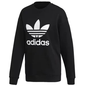 adidas Trefoil Crew Sweatshirt FM3272, Damskie, Czarne, bluzy, bawełna, rozmiar: 34 adidas Originals