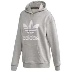 adidas Trefoil Hoodie FM3304, Damskie, Szare, bluzy, bawełna, rozmiar: 34 adidas Originals