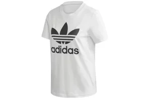 adidas Trefoil Tee FM3306, Damskie, Białe, t-shirty, bawełna, rozmiar: 30 adidas Originals