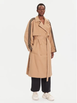 adidas Trencz adicolor JW2663 Beżowy Loose Fit