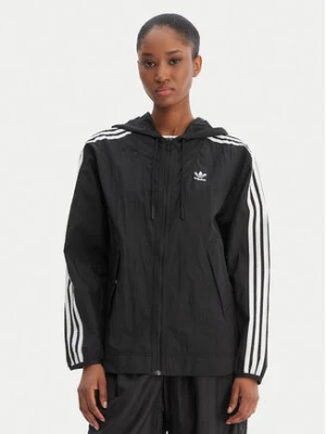 adidas Wiatrówka Windbreaker GN2780 Czarny Loose Fit