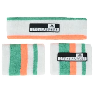 adidas Women's Stellasport Headband Wristband Set AH6776, Damskie, Białe, opaski na głowę, , rozmiar: One size adidas performance