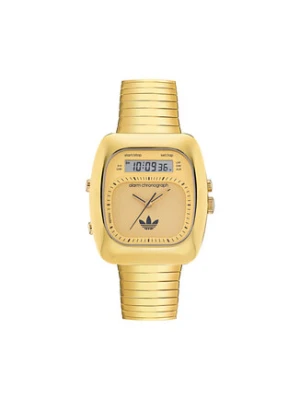 adidas Zegarek Retro Wave Three Chronograph AOSY25014 Złoty
