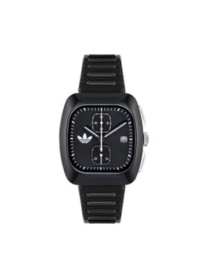 adidas Zegarek Retro Wave Two Chrono AOSY24533 Czarny