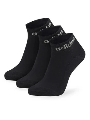 adidas Zestaw 3 par niskich skarpet unisex 3-Pack IC1303 Czarny