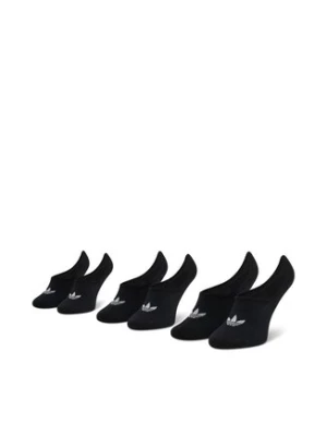adidas Zestaw 3 par stopek unisex No-Show Socks 3P FM0677 Czarny