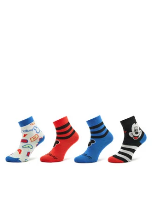 adidas Zestaw 3 par wysokich skarpet dziecięcych Mickey Mouse Crew Socks 3 Pairs IB6776 Kolorowy