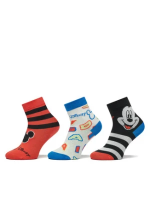 adidas Zestaw 3 par wysokich skarpet dziecięcych Mickey Mouse Crew Socks 3 Pairs IB6776 Kolorowy