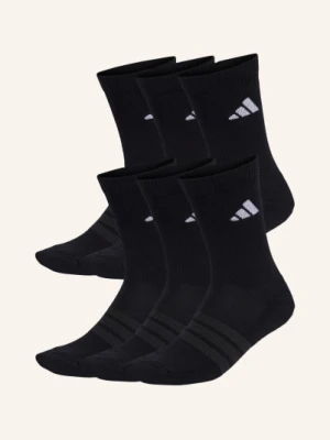 Adidas Zestaw 6 Par Skarpet Sportowych Cushioned Crew schwarz