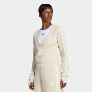 Adiluna Season 2 X Jennie Knitted Wrap Around Cardigan adidas Originals beż