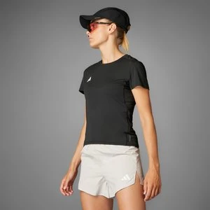 Adizero Essentials Running Short Adidas beżowy