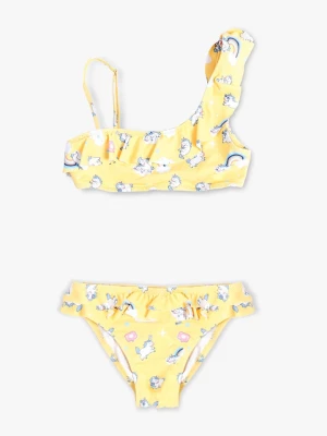 admas Biustonosz bikini "Unicornios" w kolorze żółtym rozmiar: 104