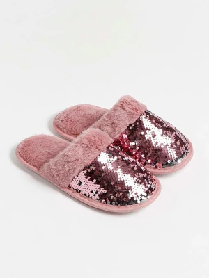 admas Kapcie w kolorze różowym rozmiar: 40-41