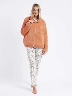 admas Kurtka pluszowa w kolorze pomarańczowym rozmiar: L