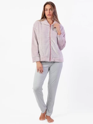 admas Kurtka polarowa "Magic time" w kolorze lawendowym rozmiar: S