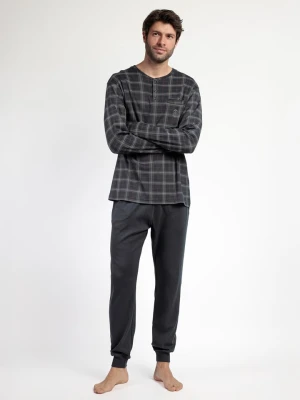 admas Piżama "Admas classic" w kolorze czarnym rozmiar: S