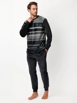 admas Piżama "Admas classic" w kolorze czarnym rozmiar: XXL