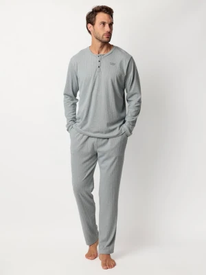 admas Piżama "Admas home" w kolorze szarym rozmiar: S