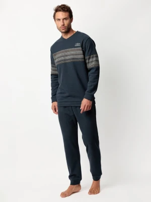 admas Piżama "Magnific" w kolorze granatowym rozmiar: L