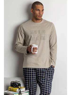 admas Piżama w kolorze beżowym rozmiar: XXL