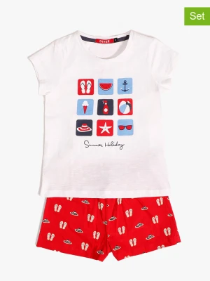 admas Piżama w kolorze biało-czerwonym rozmiar: 176