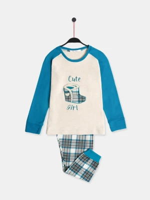 admas Piżama w kolorze niebiesko-beżowym rozmiar: 128