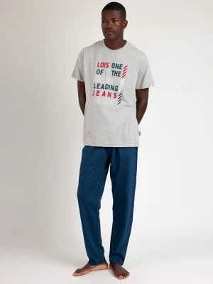admas Piżama w kolorze szaro-granatowym rozmiar: L