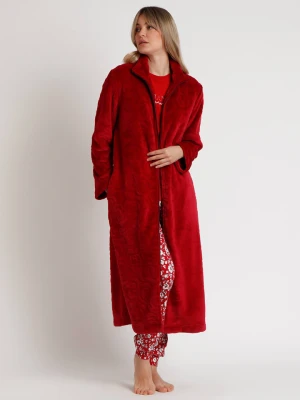 admas Płaszcz polarowy "Admas garden" w kolorze czerwonym rozmiar: M