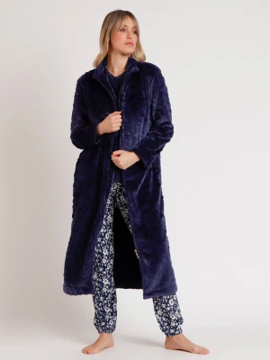 admas Płaszcz polarowy "Admas garden" w kolorze granatowym rozmiar: XL