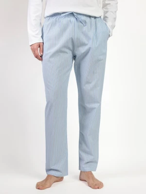 admas Spodnie piżamowe "Admas home" w kolorze błękitnym rozmiar: L