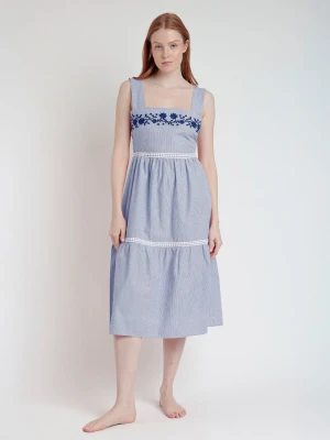 admas Sukienka w kolorze błękitnym rozmiar: M