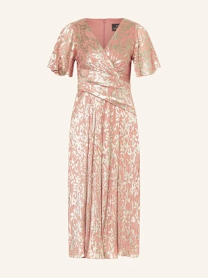 Adrianna Papell Sukienka Koktajlowa Z Błyszczącą Przędzą rosa