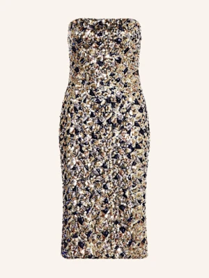 Adrianna Papell Sukienka Koktajlowa Z Cekinami gold