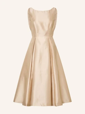 Adrianna Papell Sukienka Satynowa beige ECRU