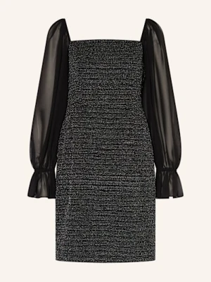 Adrianna Papell Sukienka Tweedowa Z Błyszczącą Przędzą schwarz