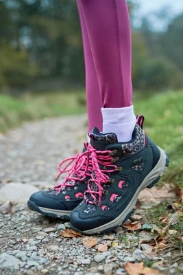 Adventurer — dziecięce wodoodporne buty z logo - Pink Mountain Warehouse