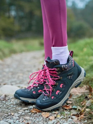 Adventurer — dziecięce wodoodporne buty z logo - Pink Mountain Warehouse