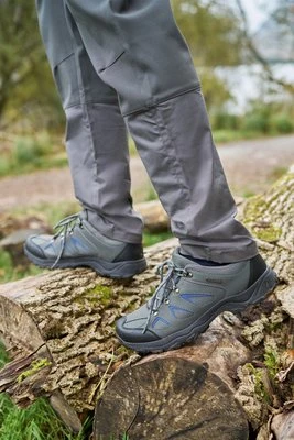 Adventurer — męskie wodoodporne buty trekkingowe - Grey Mountain Warehouse