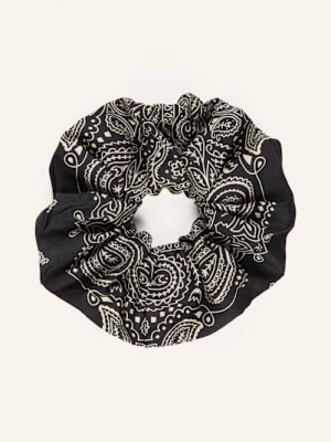 Aeneis Gumka Do Włosów Z Jedwabiu schwarz