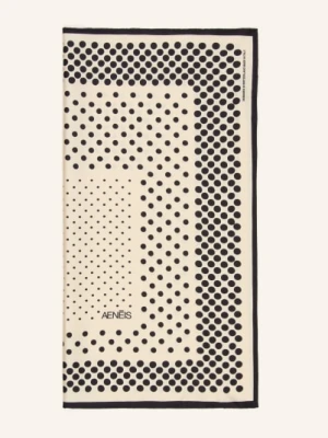 Aeneis Jedwabna Chustka weiss