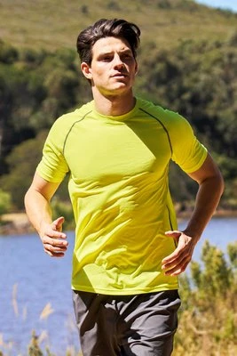 Aero Isocool - koszulka męska - Bright Yellow Mountain Warehouse