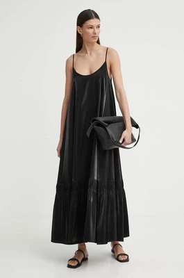 AERON sukienka IMOGEN kolor czarny maxi rozkloszowana AW24SSDR523491