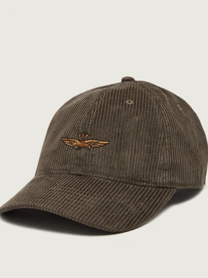 Aeronautica Militare Bejsbolówka | sztruks khaki
