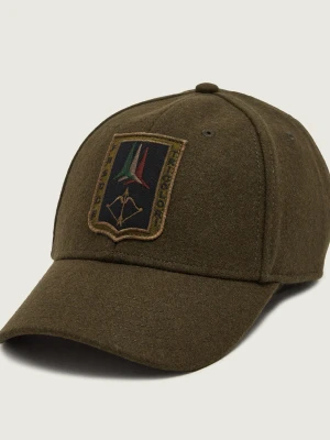 Aeronautica Militare Bejsbolówka | z dodatkiem wełny oliwkowy