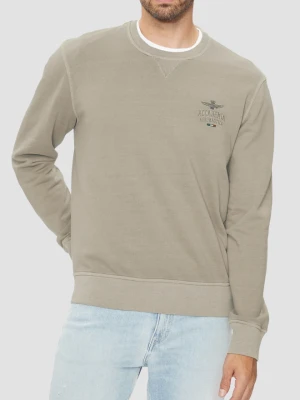 AERONAUTICA MILITARE Beżowa męska bluza Vintage Effect, Rozmiar XL