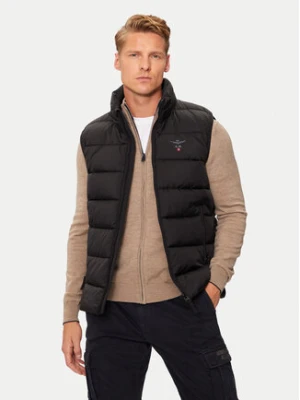 Aeronautica Militare Bezrękawnik 242AB2185CT3375 Czarny Regular Fit