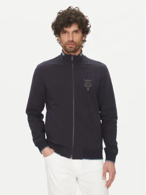 Aeronautica Militare Bluza 251FE1756F459 Granatowy Regular Fit