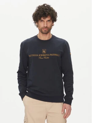 Aeronautica Militare Bluza 251FE2005F459 Granatowy Regular Fit